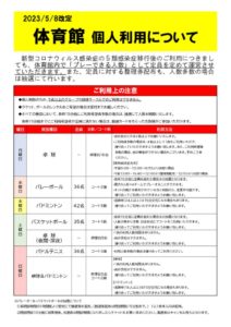 体育館利用案内2023.5.8のサムネイル