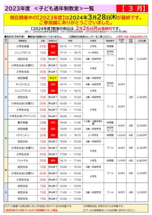 子ども教室３月のサムネイル