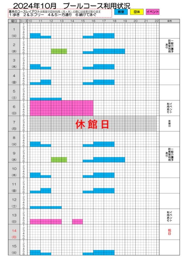 2024年度プールコース使用状況(選挙用)のサムネイル